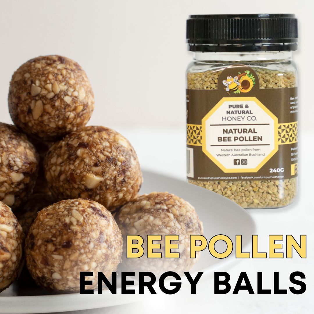Energizing Bee Pollen Energy Balls Recipe: A Nutrient-Packed Healthy Snack - Pure & Natural Honey Co