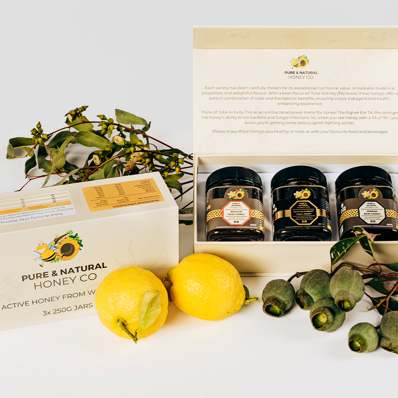 Active West Australian Raw Honey Gift Box - Pure & Natural Honey Co