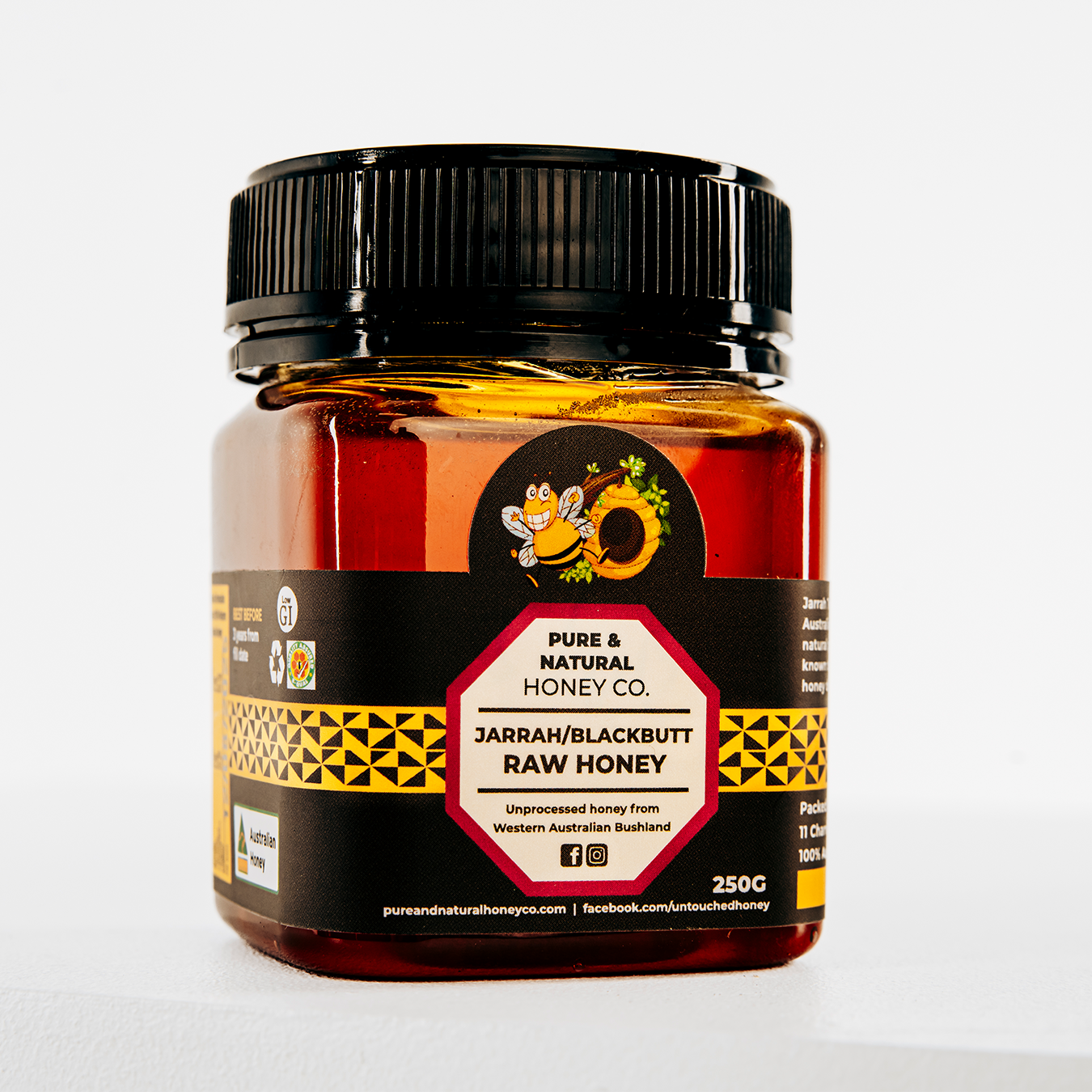 Raw Certified Jarrah / Blackbutt TA 35+ - Pure & Natural Honey Co