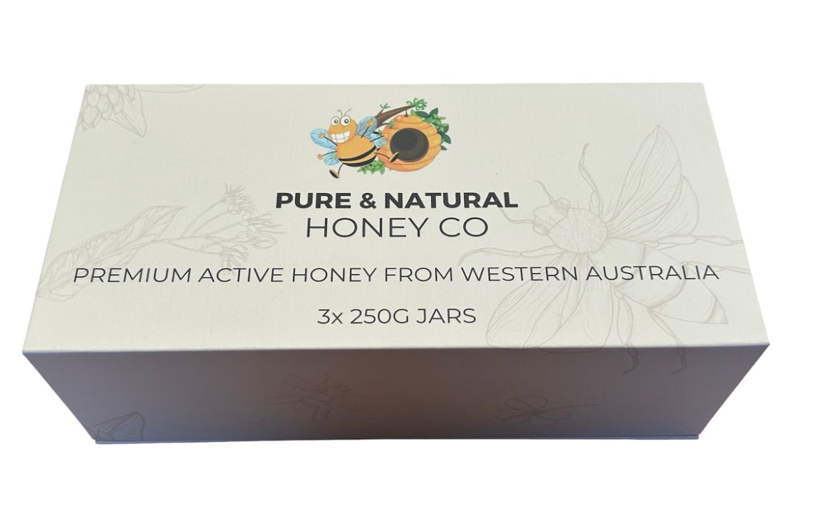 Active West Australian Raw Honey Gift Box - Pure & Natural Honey Co