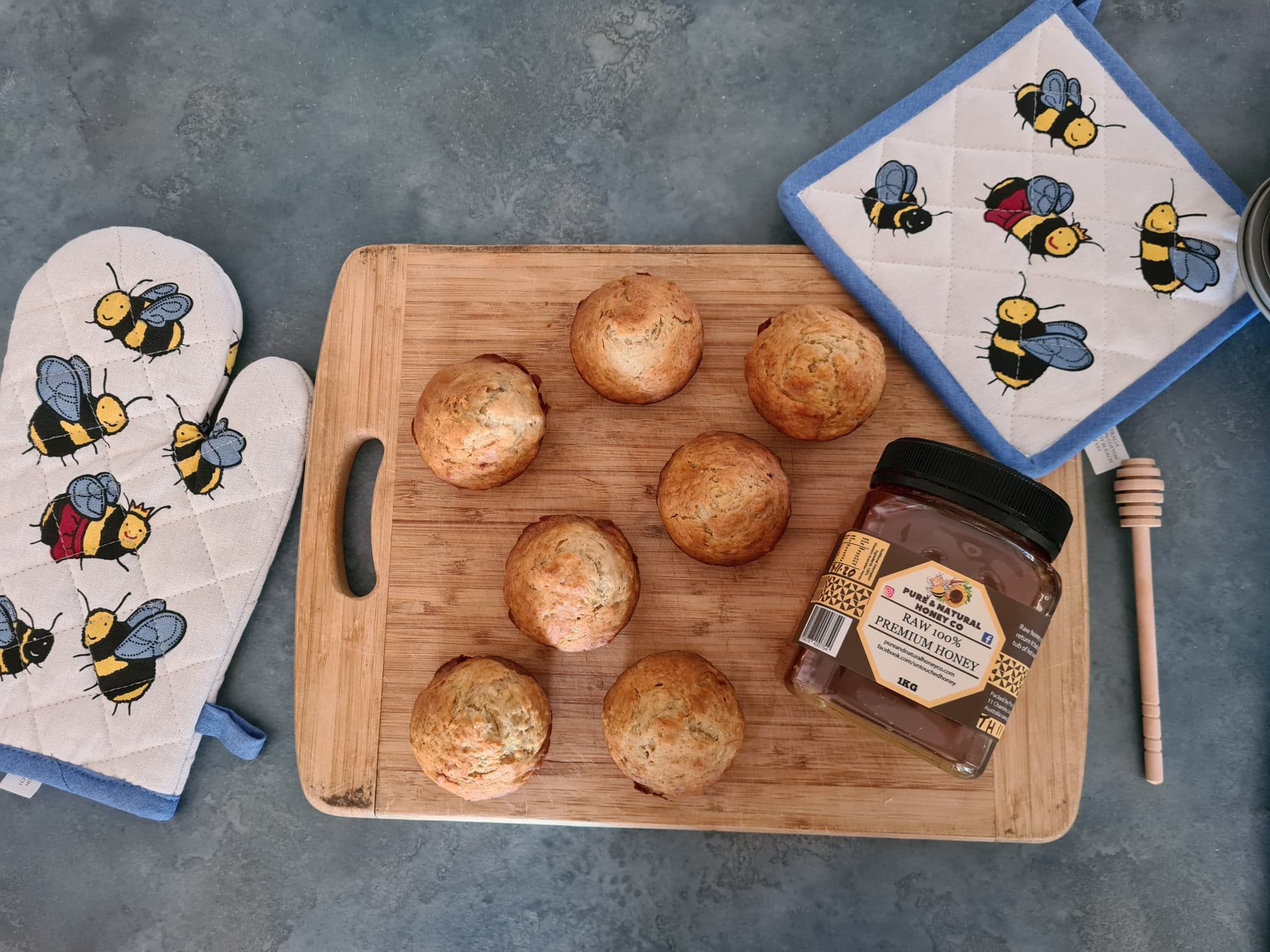 Honey Banana Muffins - Pure & Natural Honey Co