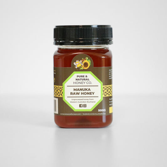 Australian Manuka 500g Raw Honey MGO 56 - Pure & Natural Honey Co