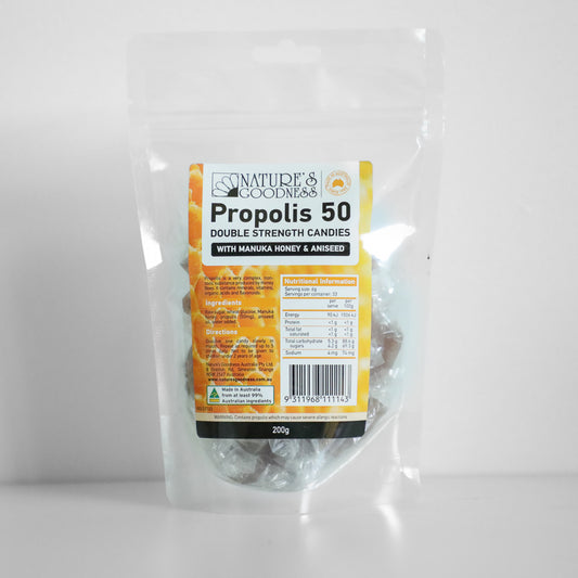 PROPOLIS CANDIES ANISEED 50mg 200g - Pure & Natural Honey Co